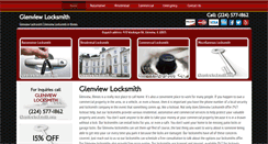 Desktop Screenshot of glenviewlocksmith.com