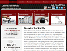 Tablet Screenshot of glenviewlocksmith.com